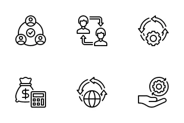Project Management And Business Operations Icon Pack