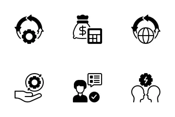 Project Management And Business Operations Icon Pack