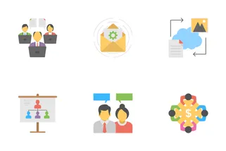 Project Management Flat Icons 1