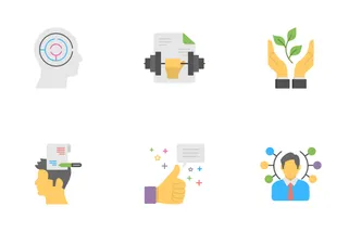 Project Management Flat Icons 2