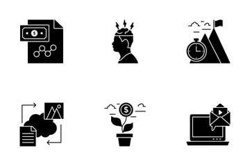Project Management Glyph Icon 1 Icon Pack