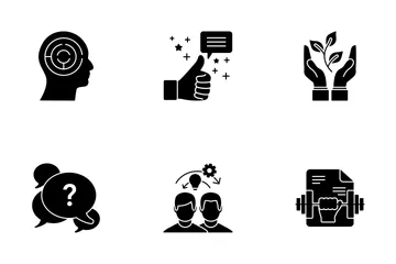 Project Management Glyph Icons 2 Icon Pack