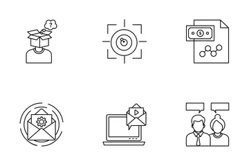 Project Management Line Icons 1 Icon Pack