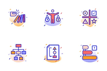 Project Presentation And Management Icon Pack