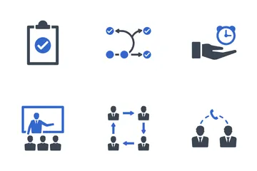 Projektmanagement-Set 1 Symbolpack