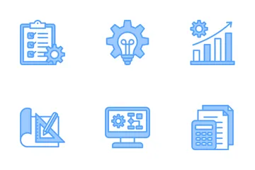 Projets d'entreprise Icon Pack