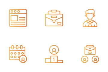 Promoção de emprego Pacote de Ícones