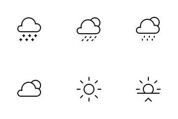 Pronóstico Paquete de Iconos