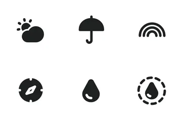 Pronóstico del tiempo Paquete de Iconos