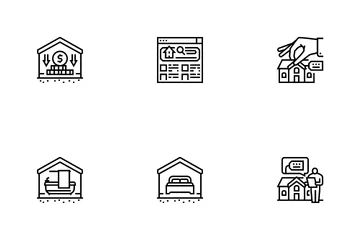 Property Estate Home House Real Icon Pack