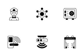 Protección y seguridad Paquete de Iconos