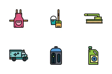 Protection & Cleaning Icon Pack