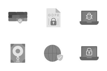 Protection des données Pack d'Icônes
