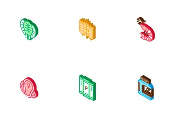 Protein Food Nutrition Icon Pack