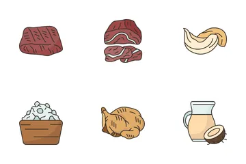 Proteína Paquete de Iconos