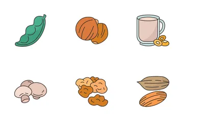 Proteína Vegetal Icon Pack