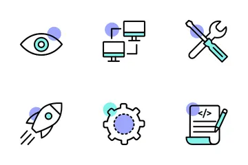 Pruebas de automatización Paquete de Iconos