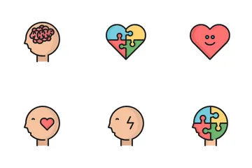 Psicología Paquete de Iconos