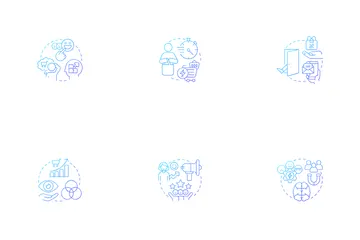 Psychological Marketing Strategies Icon Pack
