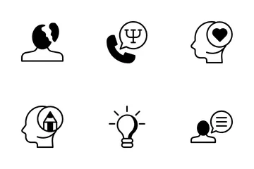 Psychologie Pack d'Icônes