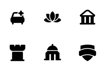 Public Place And Service Icon Pack