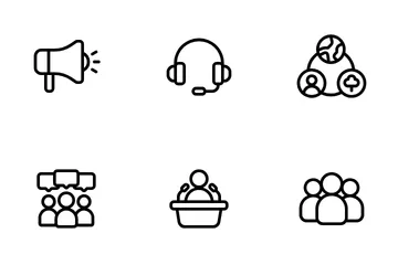 Public Relations Icon Pack