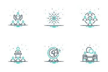 Public Relations Icon Pack