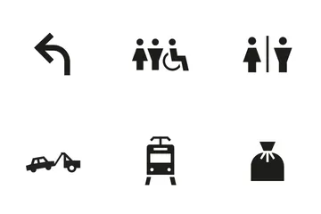 Public Sign 4 Icon Pack