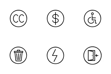 Public Sign Icon Pack