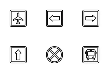 Public Sign Icon Pack