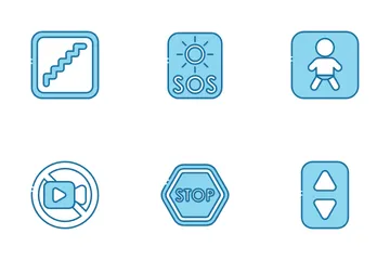 Public Signs Icon Pack