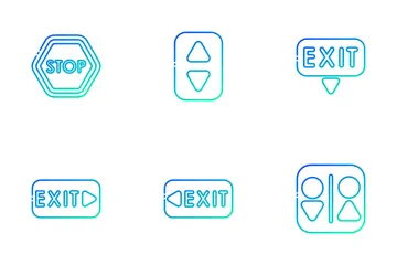 Public Signs Icon Pack