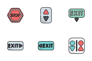 Public Signs Icon Pack