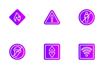 Public Signs Icon Pack