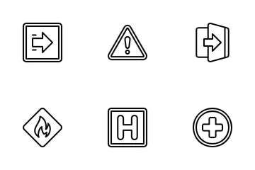 Public Signs Icon Pack