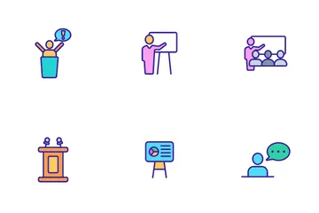 Public Speech Icon Pack