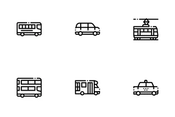 Public Transport Icon Pack