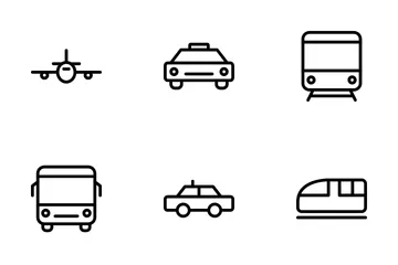 Public Transport Icon Pack