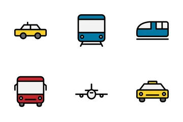 Public Transport Icon Pack