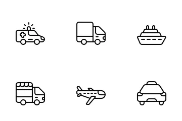 Public Transportation Icon Pack