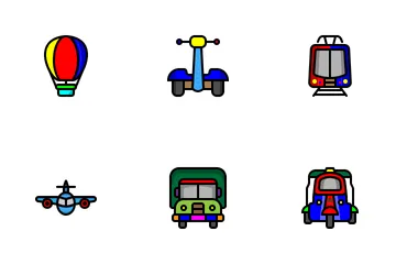 Public Transportation Icon Pack