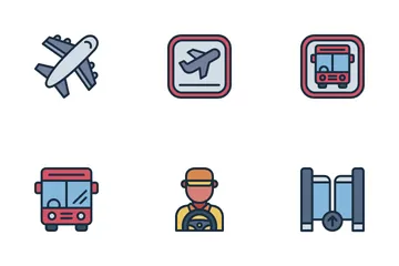 Public Transportation Icon Pack