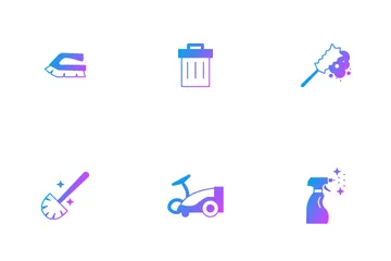 Faccende domestiche Icon Pack