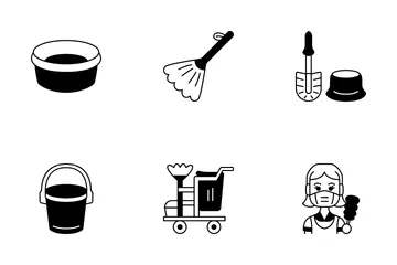 Faccende domestiche Icon Pack