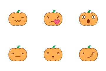 Pumpkin Emoji Icon Pack