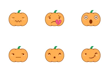 Pumpkin Emoji Icon Pack