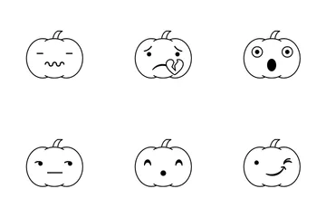 Pumpkin Emoji Icon Pack