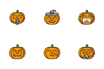 Pumpkin Emotions Icon Pack