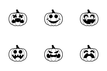Pumpkins Mixed Styles Icon Pack