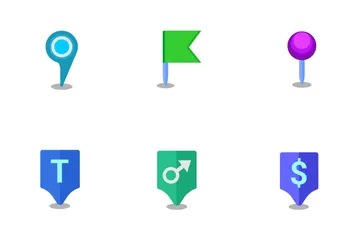 Puntatori della mappa Icon Pack